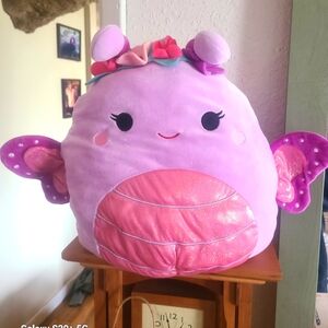 16 inch Squishmallow Brenda the butterfly